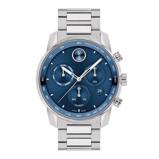 MOVADO BOLD Quartz Chronograph Watch, Blue, B3600865.8107S