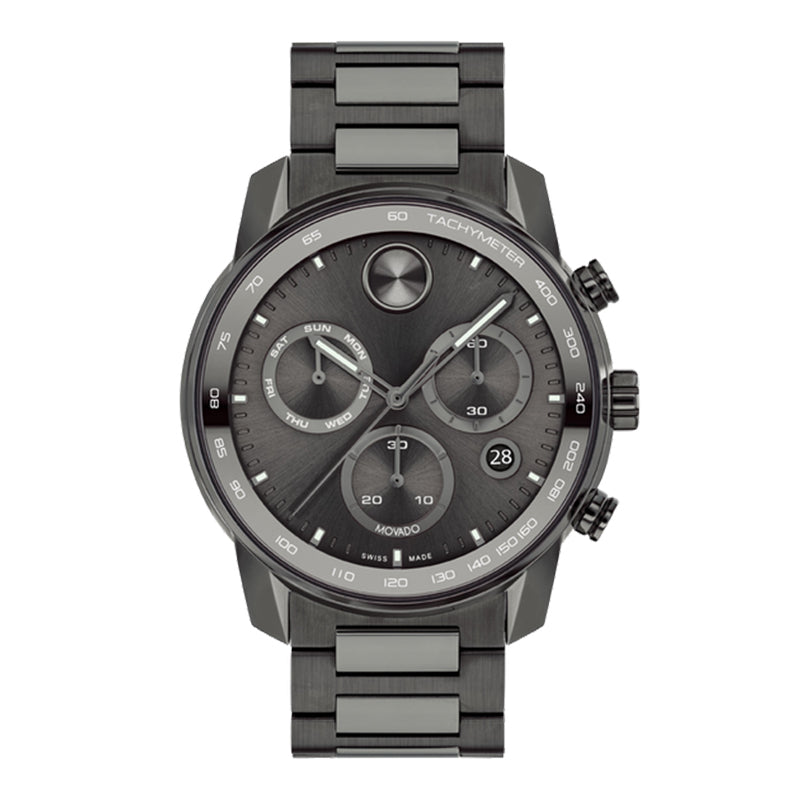MOVADO BOLD Quartz Chronograph Watch, Gunmetal, B3600867.8005G