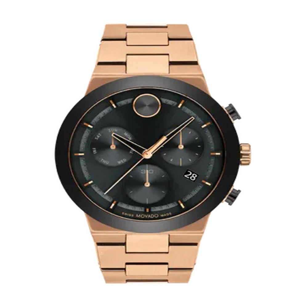 MOVADO(モバード) BOLD FUSION クォーツクロノグラフ 腕時計 ブロンズ B3600898.8403P