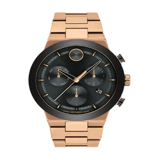 MOVADO(モバード) BOLD FUSION クォーツクロノグラフ 腕時計 ブロンズ B3600898.8403P