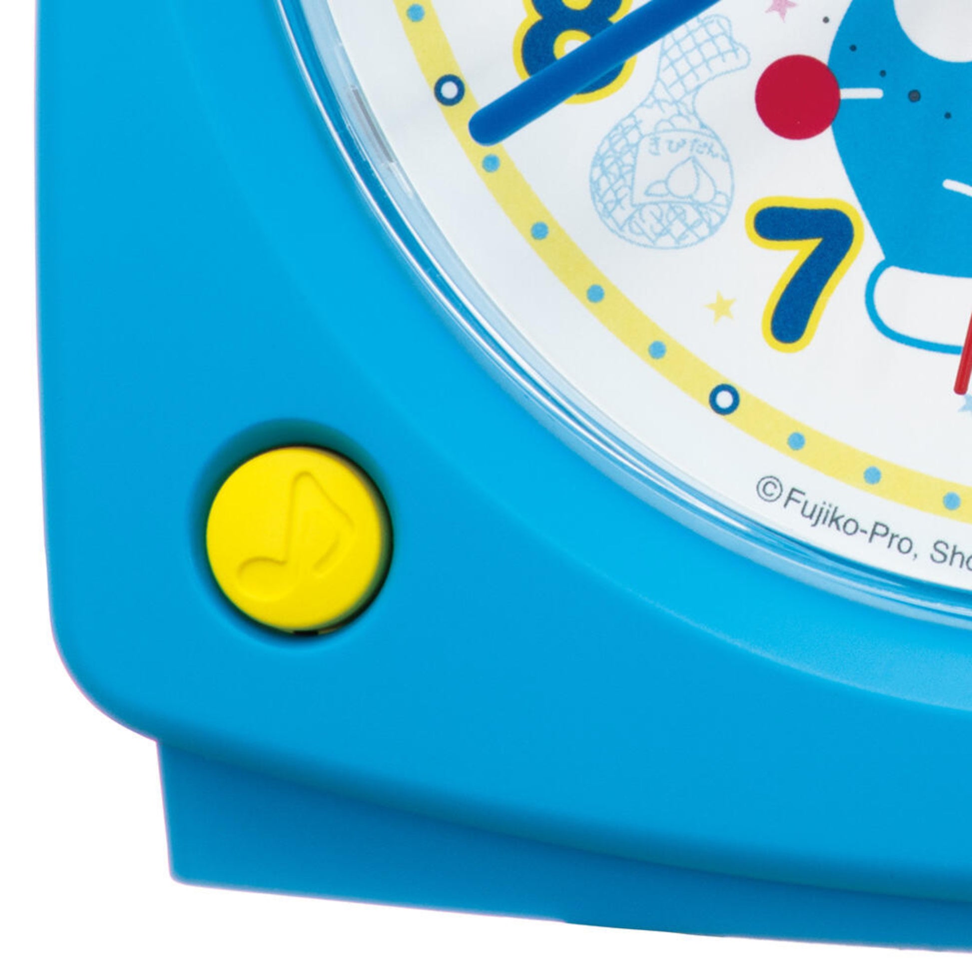 セイコー ドラえもん めざまし時計　CQ615L  アラーム設定ボタン