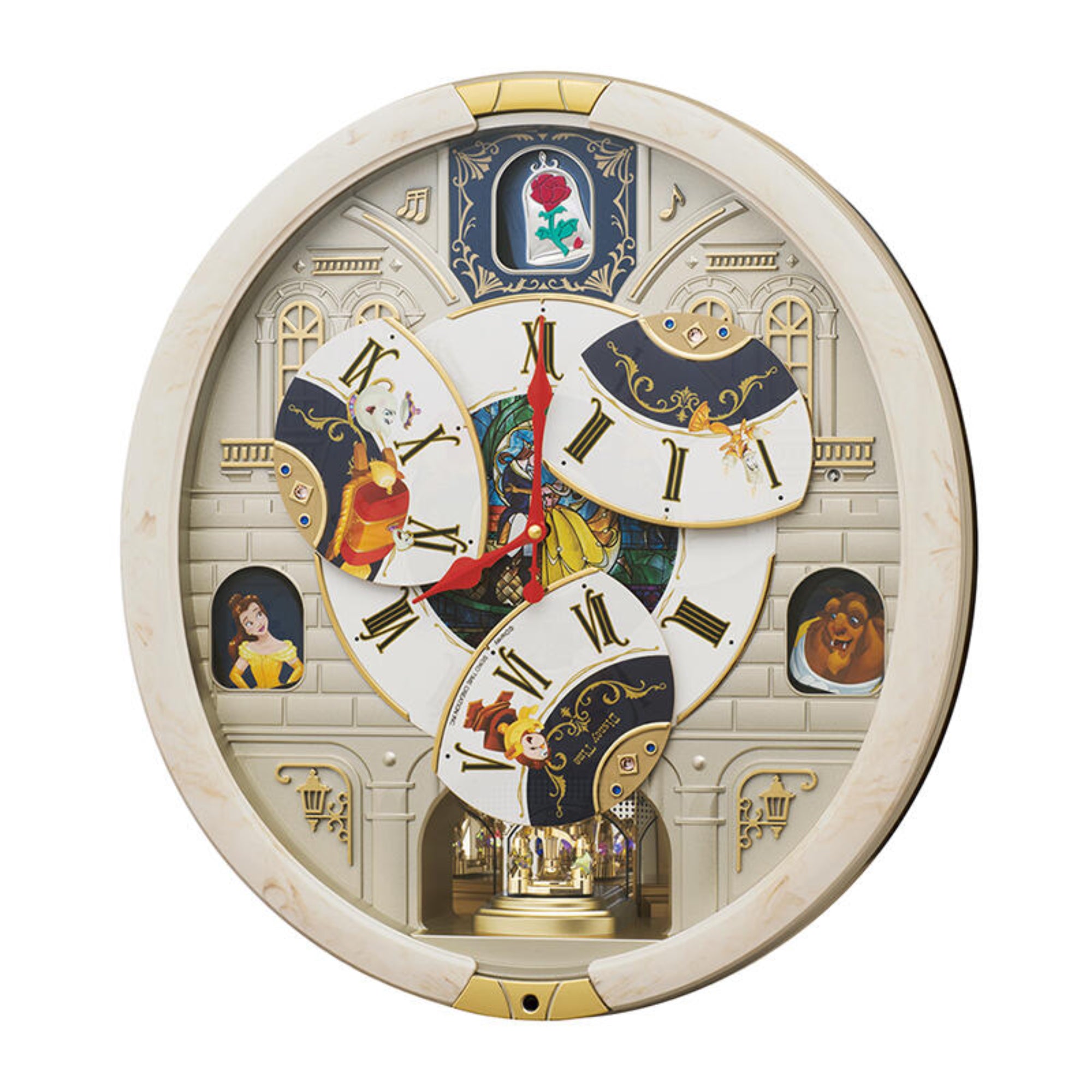 SEIKO セイコー ディズニー 美女と野獣 からくり掛け時計【FW591A