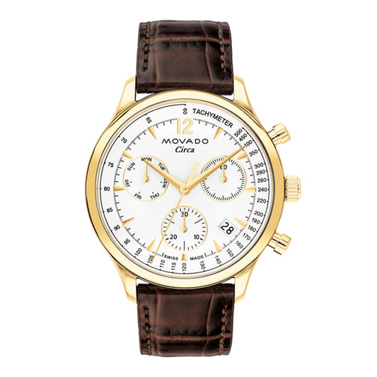 MOVADO HERITAGE Quartz Chronograph Watch H3650164.8201L