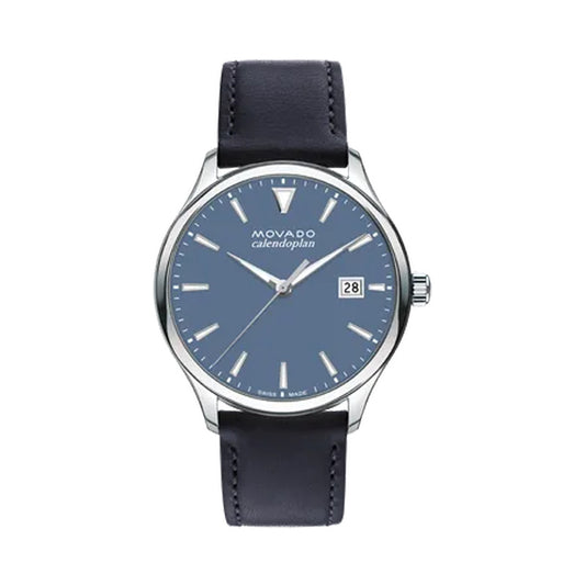 MOVADO(モバード) HERITAGE クォーツ 腕時計 ブルー H3650193.8107L