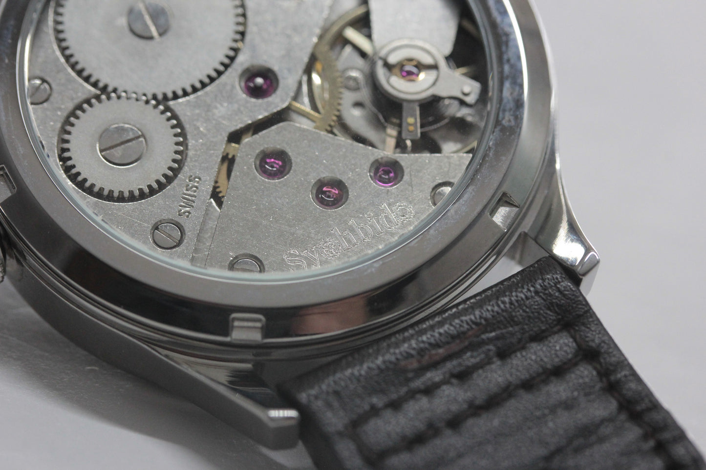 正美堂オリジナルウォッチ/オープンダイヤル/スイス製オールドムーブメント/old6498-602b