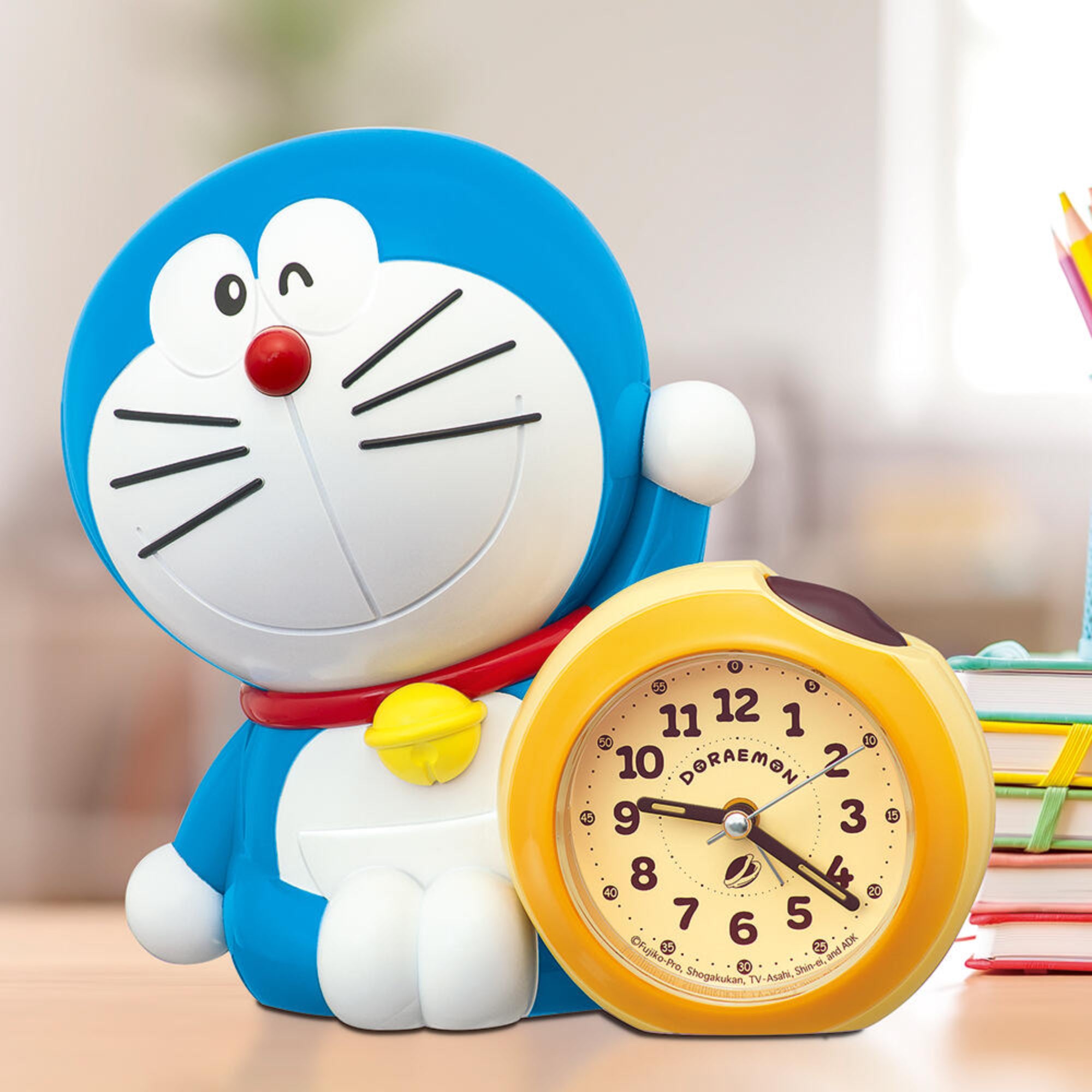 ドラえもん目覚まし時計 SEIKO セイコー ドラえもん めざまし時計【JF387A】 – 正美堂時計店