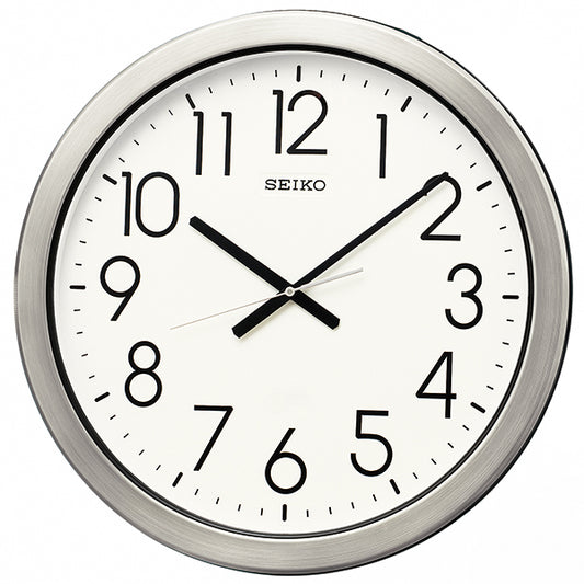 SEIKO セイコー 大型防湿・防塵クロック 44cm 掛け時計【グリーン購入法適応商品】【KH407S】 