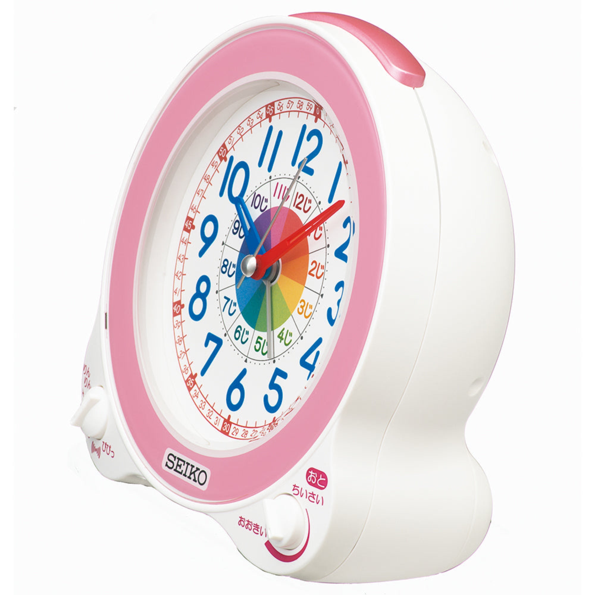 SEIKO セイコー 学習用時計 ピンク 知育目ざまし時計【KR524P】 – 正美