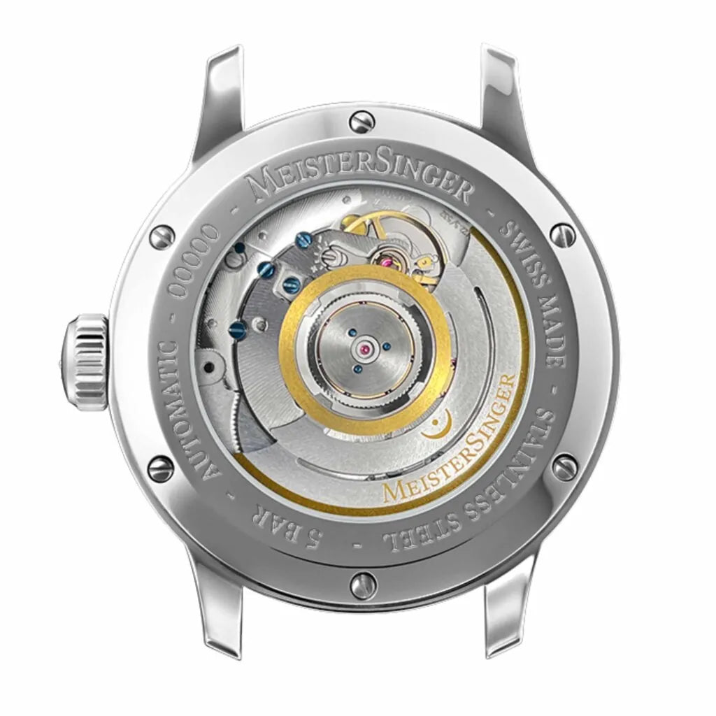 MeisterSinger No. 03 Automatic Watch, 38mm, White, BM9901G