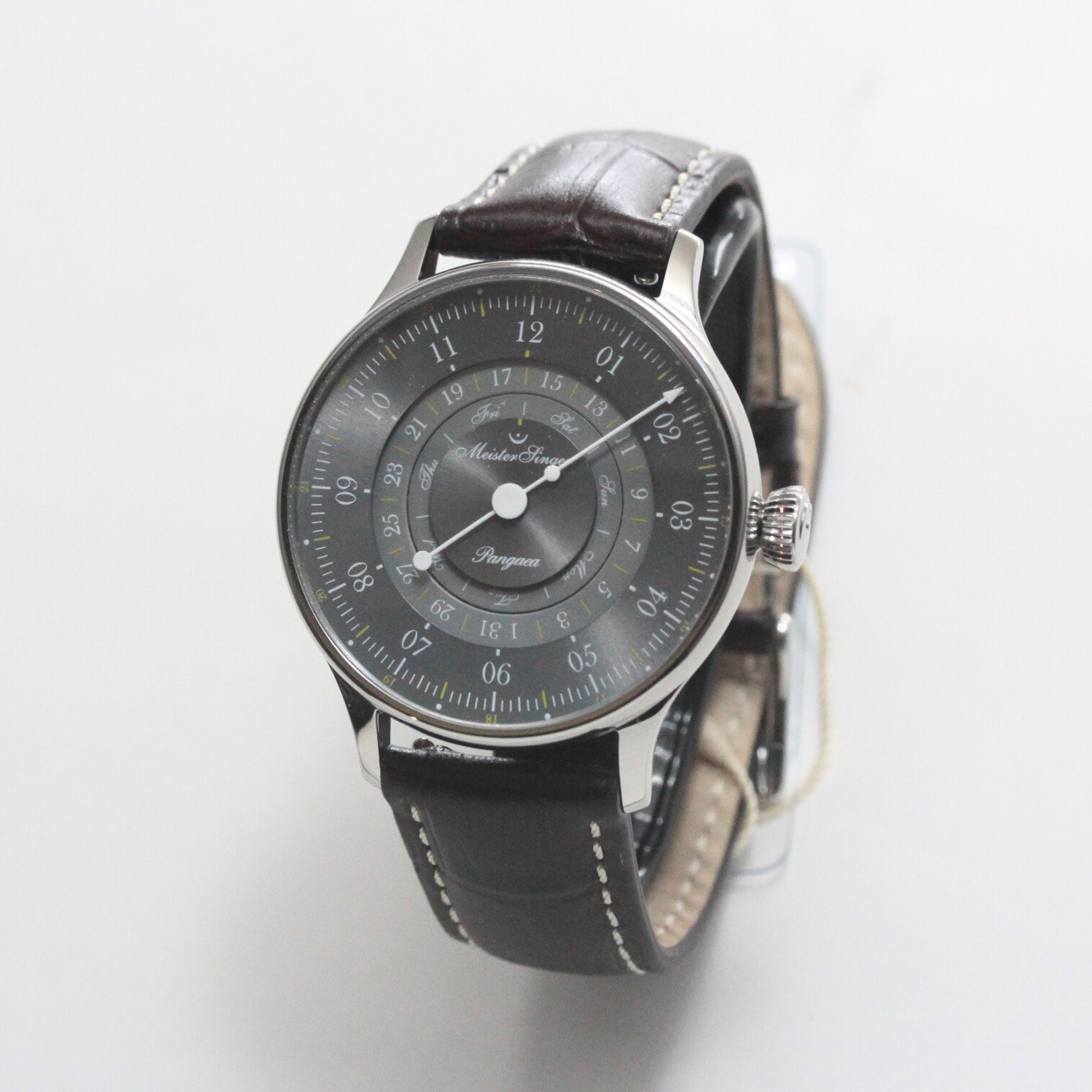MeisterSinger (マイスタージンガ―)  Pangaea 自動巻き 腕時計 Day Date 365 - Gray PDD365927