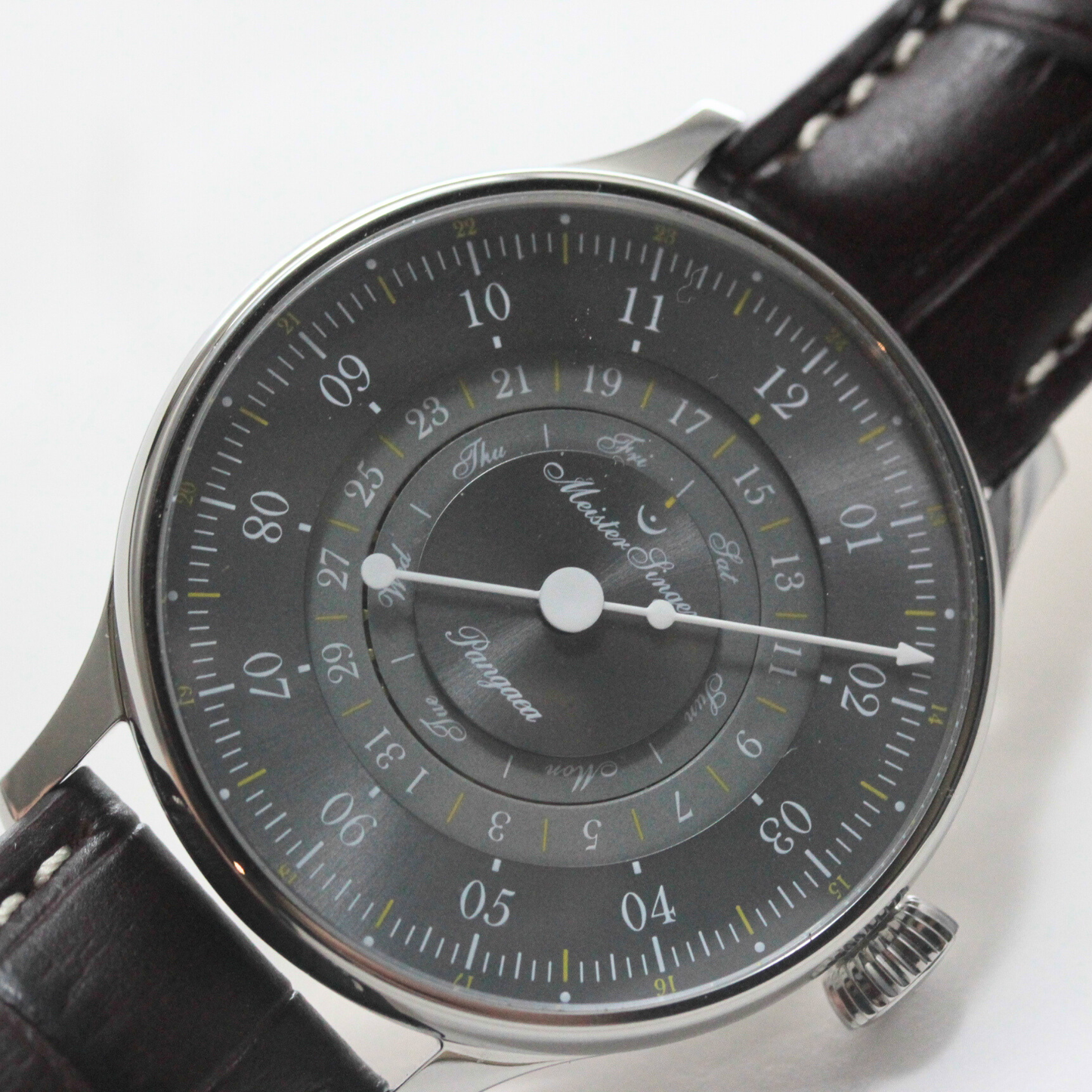 MeisterSinger (マイスタージンガ―)  Pangaea 自動巻き 腕時計 Day Date 365 - Gray PDD365927