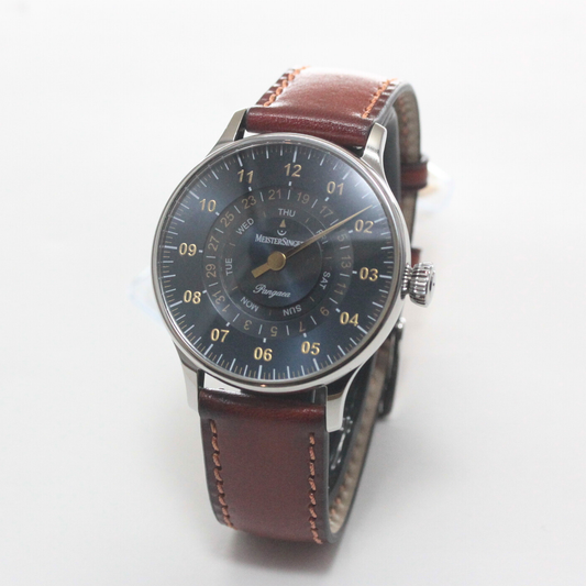 MeisterSinger (マイスタージンガ―)  Pangaea 自動巻き 腕時計 Day Date -Steel blue with gold PDD917G