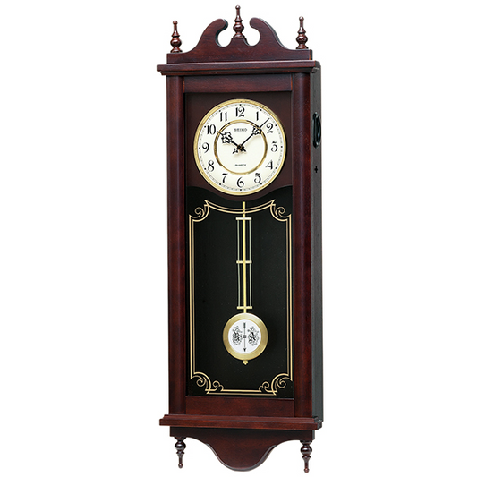 SEIKO Chime &amp; Strike Chime-Activated Wall Clock [RQ309A]