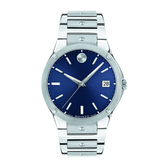 MOVADO(モバード) SE クォーツ 腕時計 ブルー S0607513.8107S
