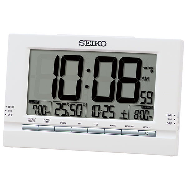 radio controlled clock 電波時計 Amazon.co.jp: セイコークロック 置き時計 目覚まし時計 電波 デジタル