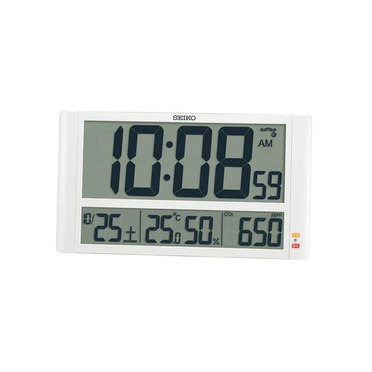 セイコー CO2濃度表示 SQ449W デジタル文字高（最大）115mm