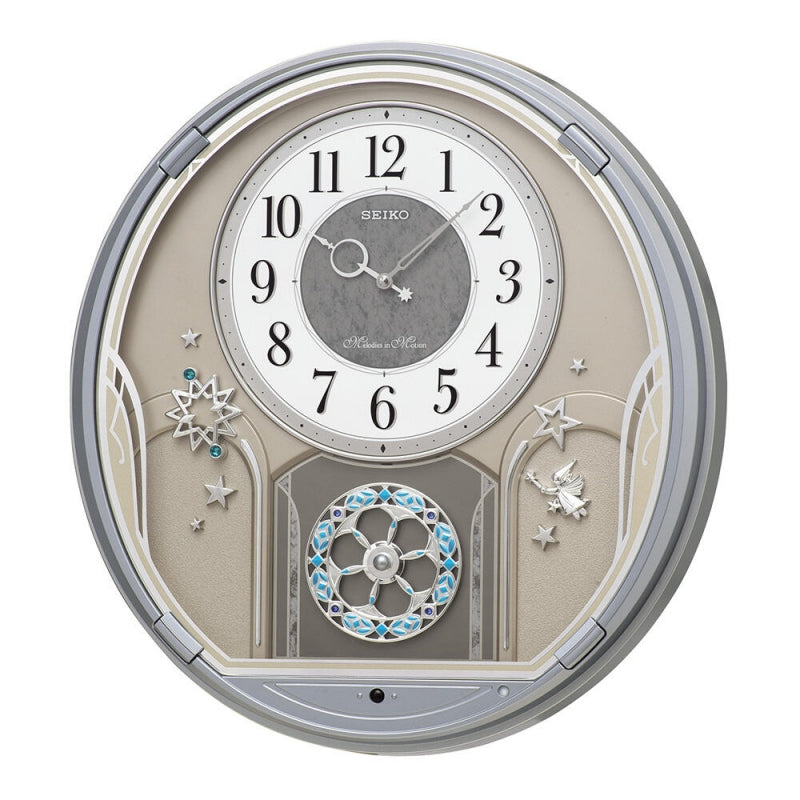 SEIKO EMBLEM(セイコー エムブレム) 木象嵌 電波掛け時計 HS557A