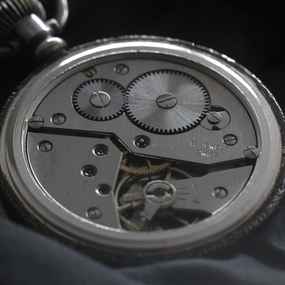 絶版モデルのオーガスト・レイモンド/ハーフハンター懐中時計/arsa-103