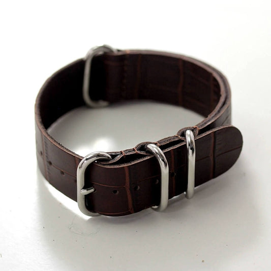 時計　レザーベルト　22mm　ブラウンカラー