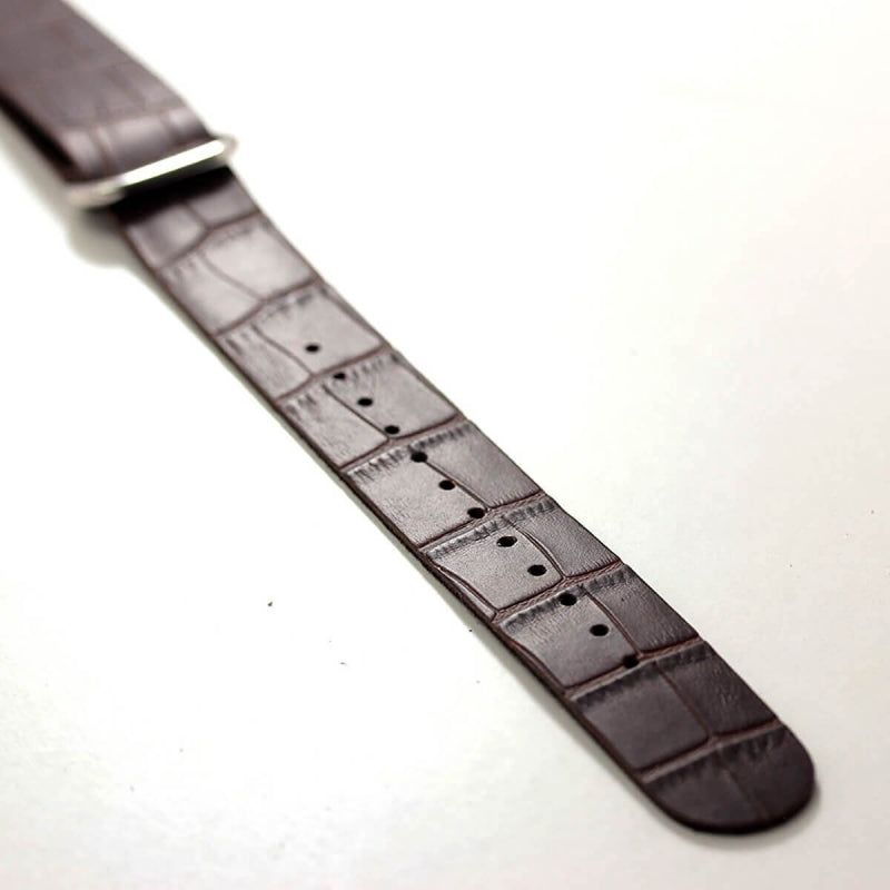 時計　レザーベルト　22mm　ブラウンカラー