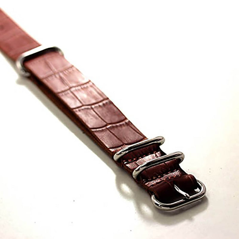 時計　レザーベルト　22mm　ライトブラウン