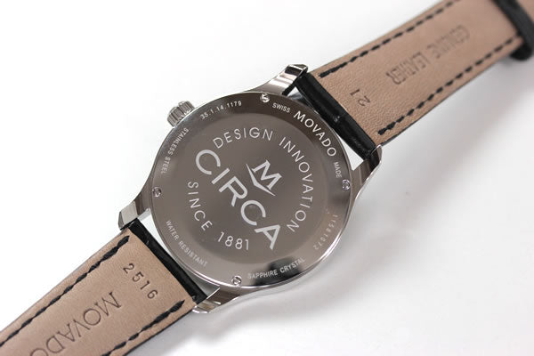 MOVADO(モバード）CIRCA(サーカ）C89.1115.2234L ブラック/腕時計