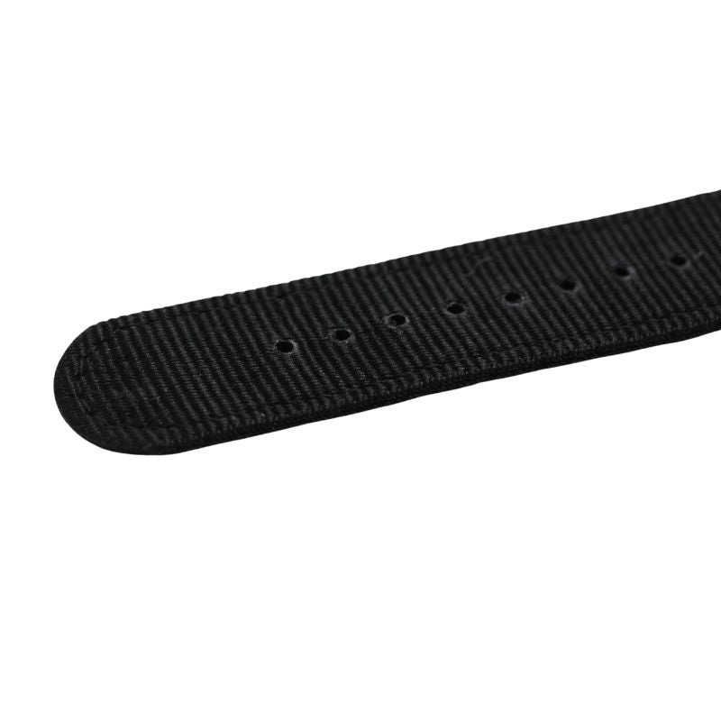 時計ナイロンバンド/ ブラック 22mm幅　/セパレートタイプ /スライド式バネ棒付き（SSB0004B-22）/ccsepa22mm-black