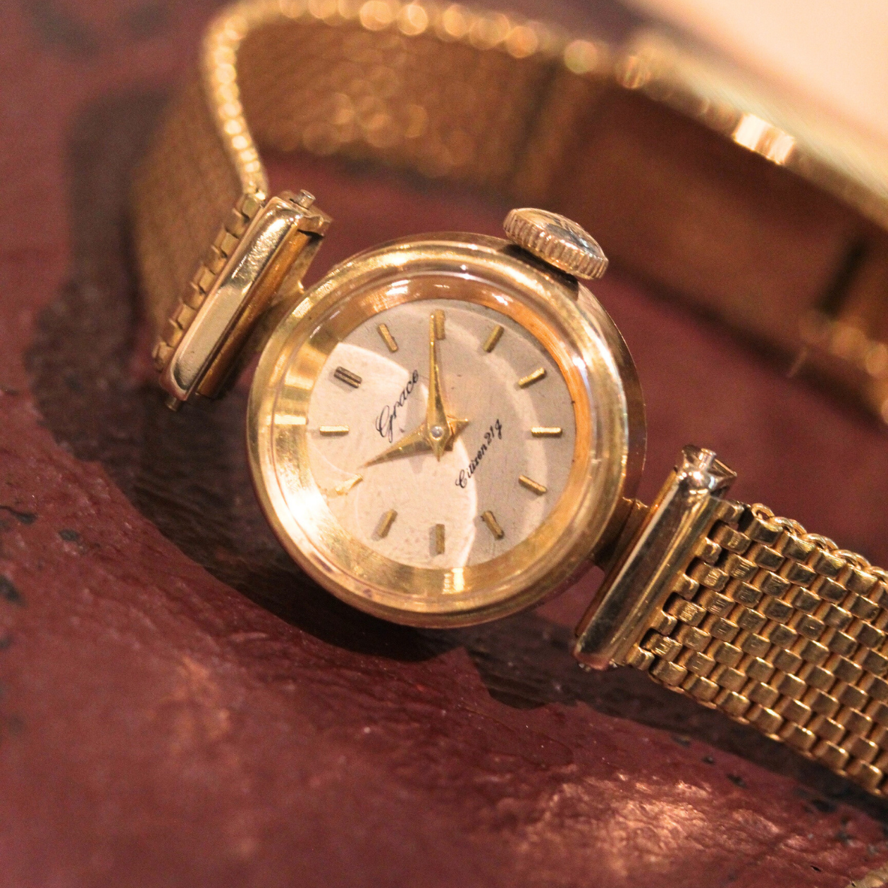 CITIZEN /シチズン / GRACE グレース / K18 750 18金 / 手巻き式 / ヴィンテージ腕時計 / citizen-553-03