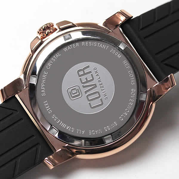 COVER（コヴァー） SPORT DIVER（スポーツダイバー） Co145.05 ブラック&ゴールド
