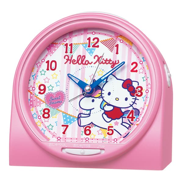 SEIKO セイコー キャラクター 目覚まし時計 ハローキティ CQ134P