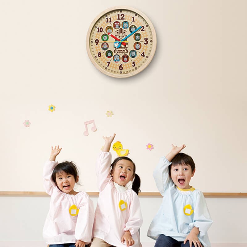 【美品】SEIKO セイコー　トーマス　掛け時計　電波時計　50センチ SEIKO（セイコ）キャラクタークロック きかんしゃトーマス CQ221B 大型