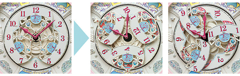 SEIKO セイコー サンリオ キャラクターからくり掛け時計【CQ222P