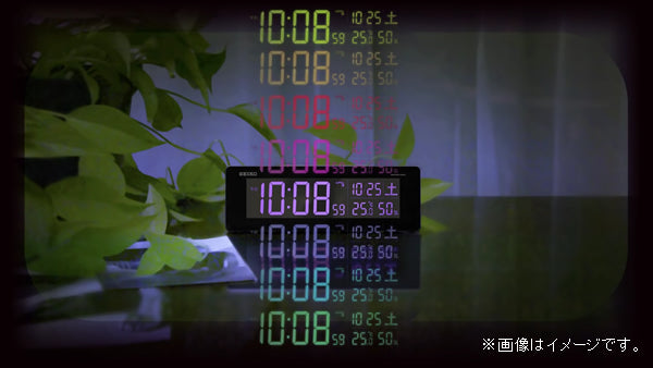 SEIKO セイコー アラーム付 デジタル電波置き時計 シリーズC3　DL211B 茶色