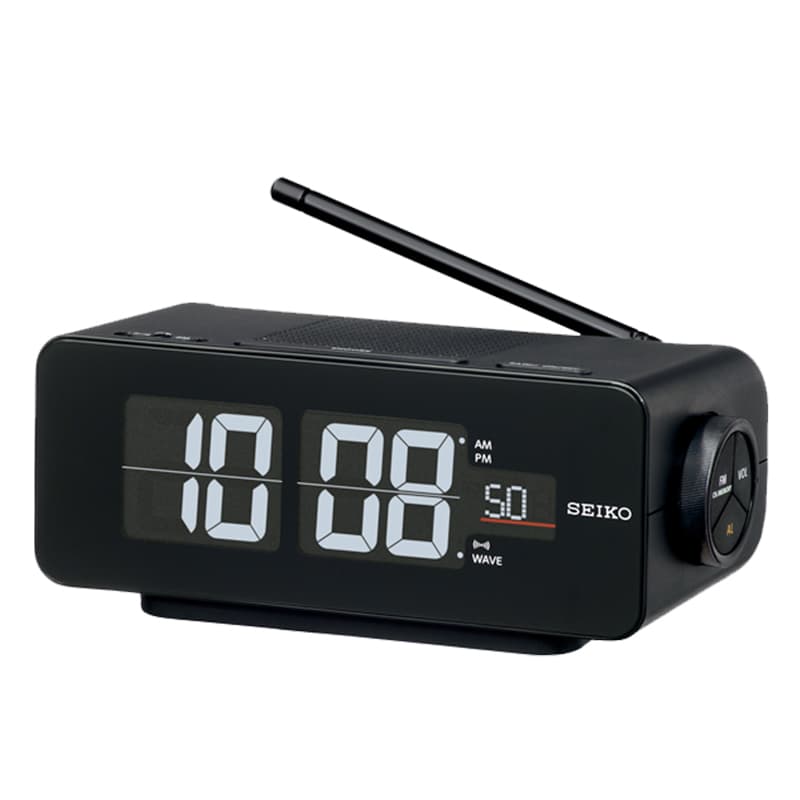 SEIKO セイコー アラーム付 デジタル電波置き時計 シリーズC3　DL213K ブラック
