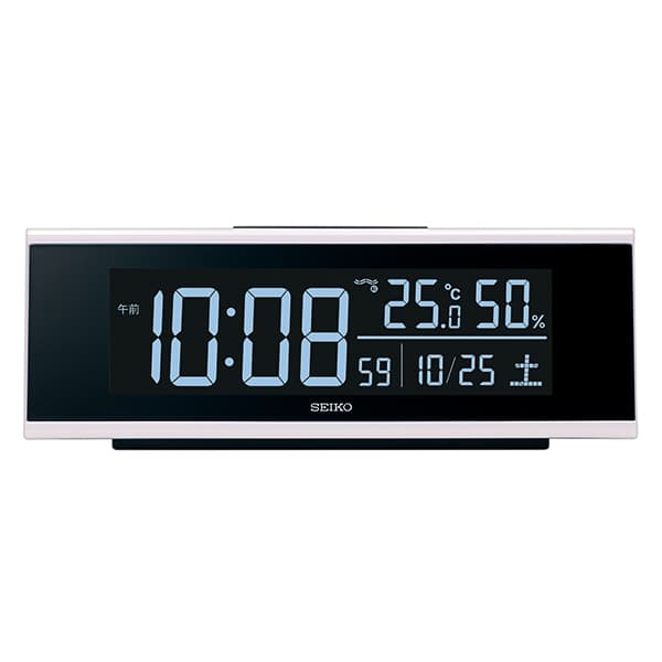 SEIKO Digital Radio-Controlled Alarm Clock Series C3 DL307W – 正美