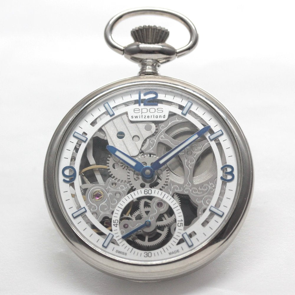 認定中古品のエポス / epos / スケルトン懐中時計 /  フルスケルトン / 2003asl仕様 / アラビア数字/epos-107