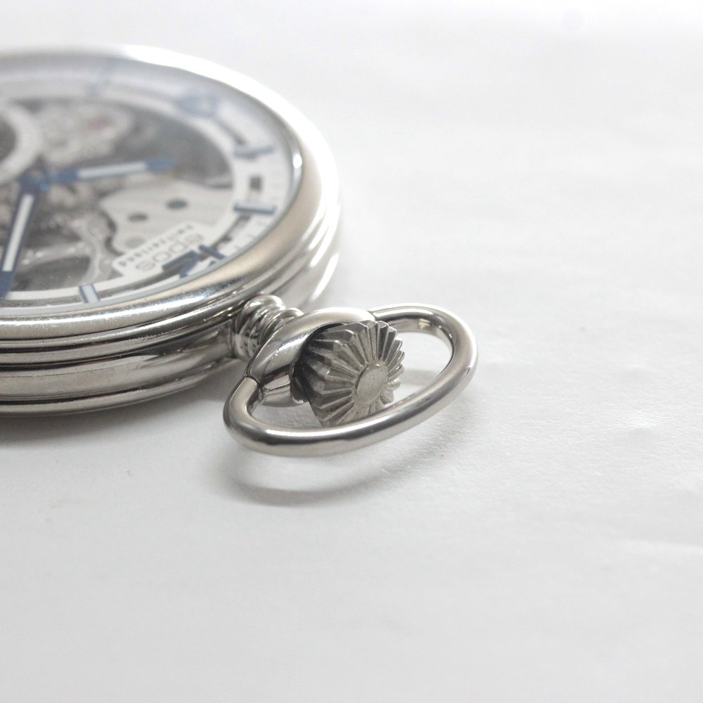 認定中古品のエポス / epos / スケルトン懐中時計 /  フルスケルトン / 2003asl仕様 / アラビア数字/epos-107