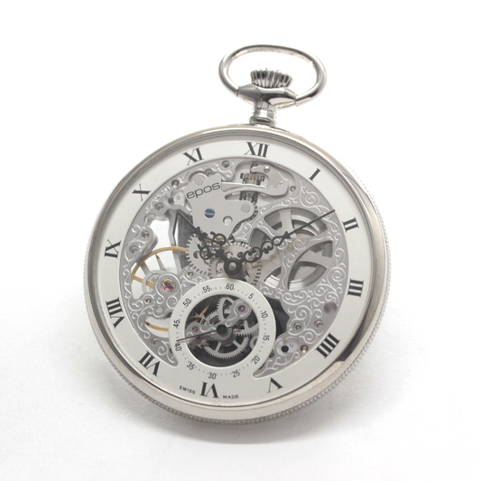 エポスのスケルトン懐中時計