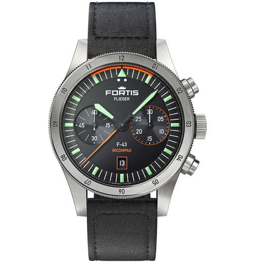 フォルティス（FORTIS)フリーガー F-43 Bicompax(バイコンパックス) 424.0005 クロノグラフ 腕時計