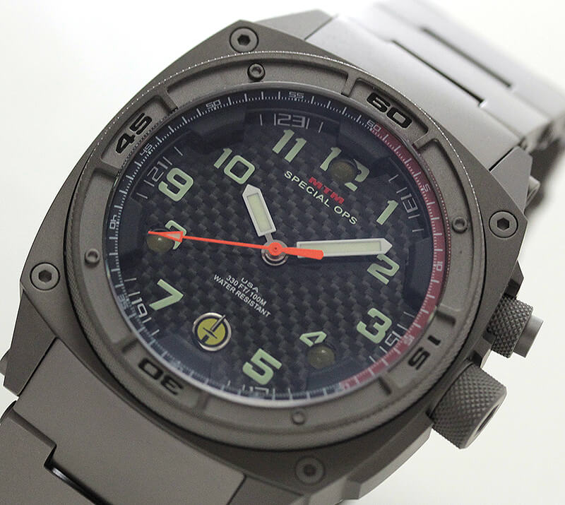 MTM スペシャルOPS ファルコン グレイ FAL-TGR-BKCB-MBTI チタニウム腕時計