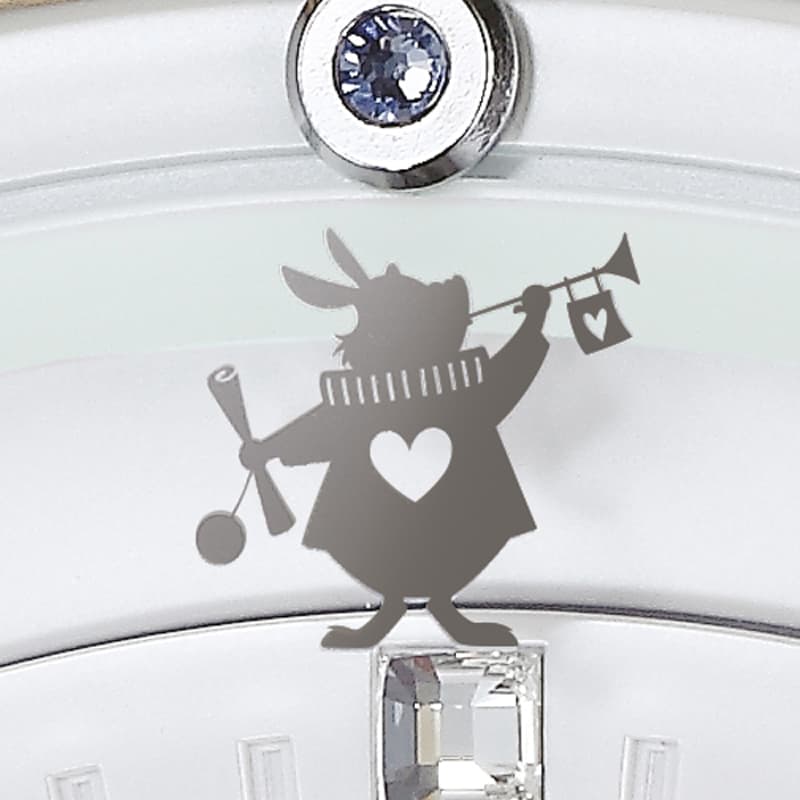 SEIKO セイコー ディズニーキャラクター 電波 掛け時計 ふしぎの国の