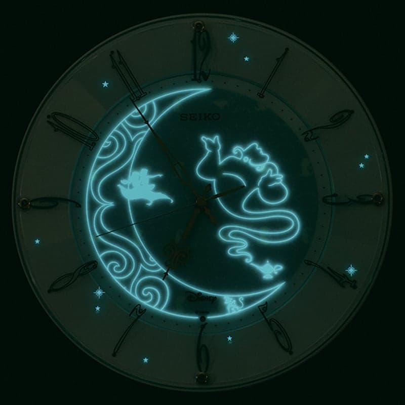 SEIKO セイコー 大人 ディズニー アラジン 電波掛け時計　FS512C