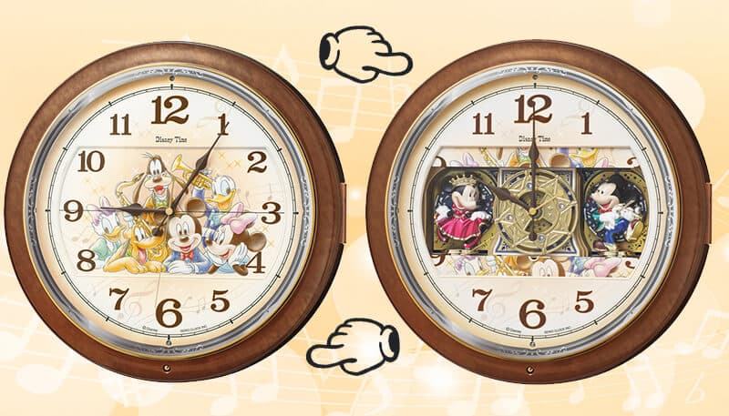 SEIKO（セイコ）キャラクタークロック　ミッキーマウス　Disney Time　電波振り子時計　FW587B　39cm