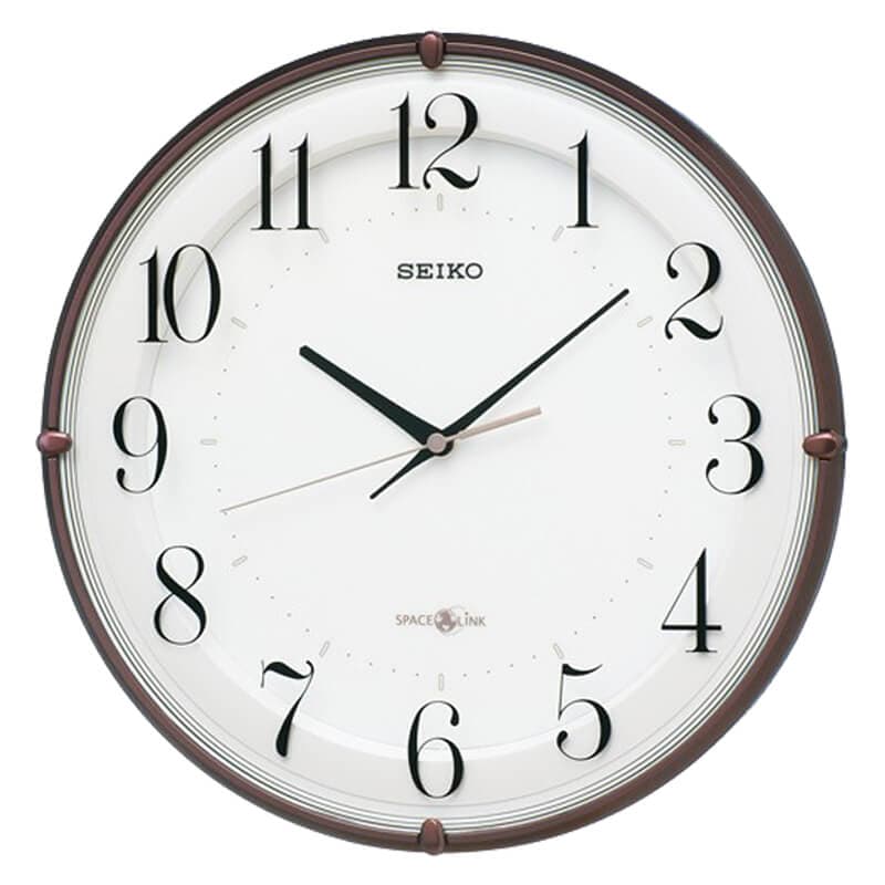 SEIKO（セイコー） 衛星電波掛け時計 スペースリンク　GP216B 茶メタリック