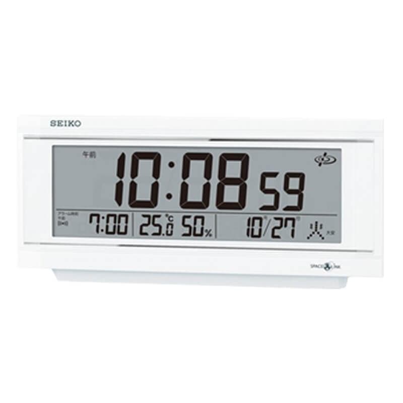 SEIKO（セイコー） 衛星電波置時計 スペースリンク GP501W ホワイト