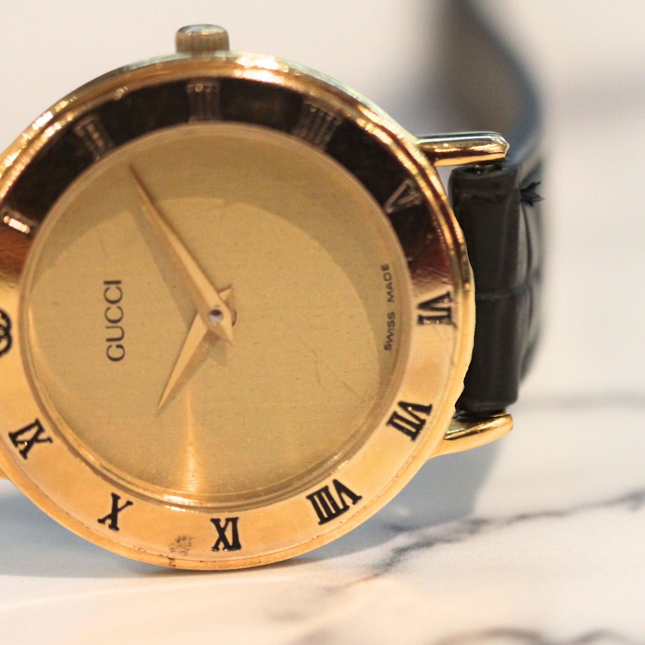 GUCCI / グッチ / 1990年代 / グッチクレスト / 3000.2.L / 電池式 / gucci-568-07