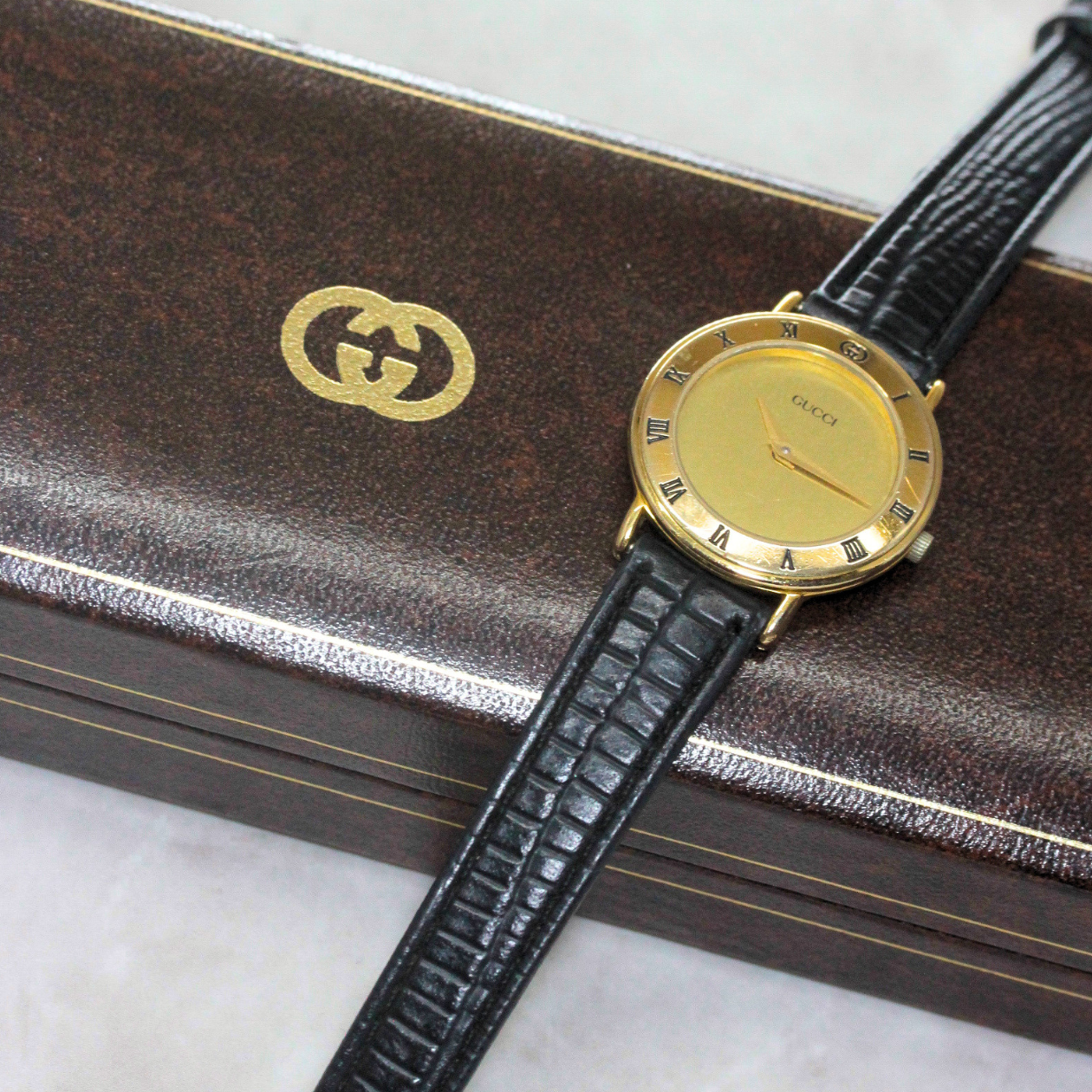 GUCCI / グッチ / 1990年代 / グッチクレスト / 3000.2.L / 電池式 / gucci-568-07