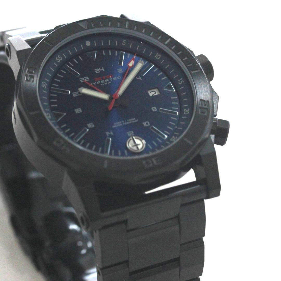 MTM ADVENTURE SERIES H-61 ブラック・ブルー H61-SBK-BLUE-MBSS クォーツ 腕時計 文字盤