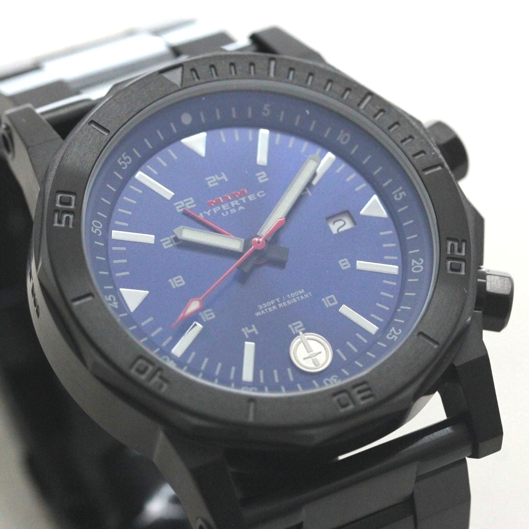 MTM ADVENTURE SERIES H-61 ブラック・ブルー H61-SBK-BLUE-MBSS クォーツ 腕時計