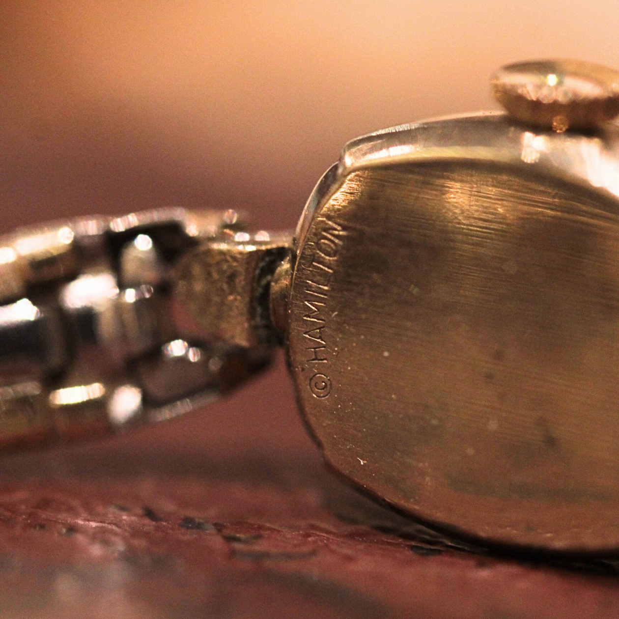 ロゴが入った裏蓋